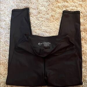 Zyia Active Black High-Waist Pilates/Workout Leggings